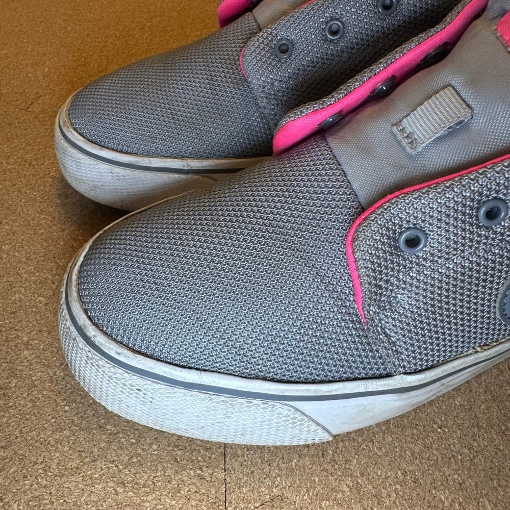 Nike SB Portmore Canvas GS Wolf Grey Hyper Pink Sneakers Kids 5.5Y NO LACES - Picture 6 of 10